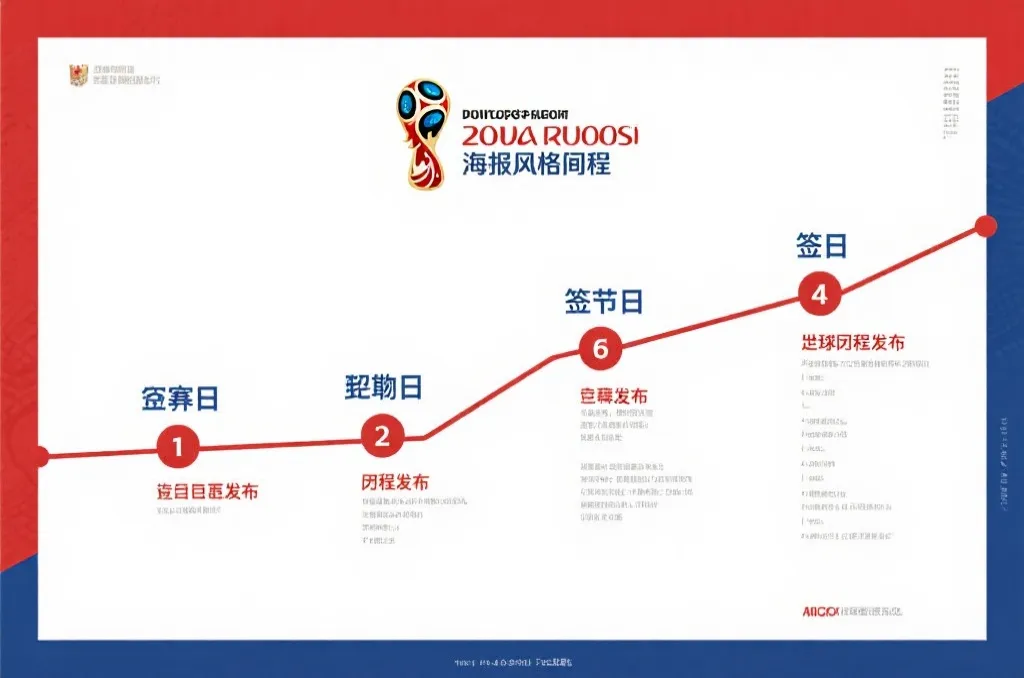 世界杯赛程时间轴与栏目结构示意图
